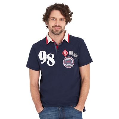 Navy rugby polo